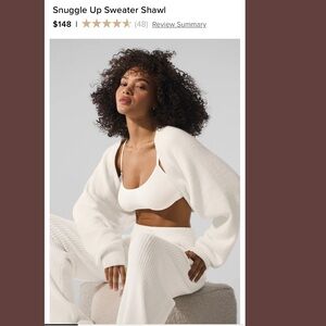 NWT Snuggle Up Sweater Shawl- OS- Ivory